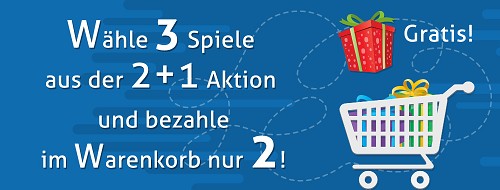 2+1 Gratis Aktion