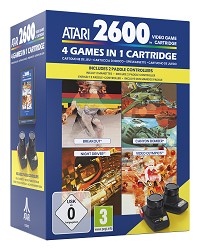 Atari 2600+ 4 in 1 Game Cartridge + Paddle Pack (Gaming Zubehör)