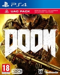 DOOM [UAC Pack uncut Edition] inkl. Demon Multiplayer Pack - Cover beschädigt (PS4)