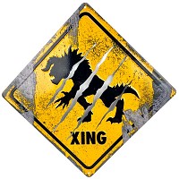 Fallout Metal Sign Deathclaw (Merchandise)