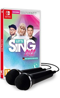 Lets Sing 2022 mit deutschen Hits [+ 2 Mics] - Cover beschädigt (Nintendo Switch)