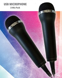 Mikrofone Doppelpack für Karaoke Games (Gaming Zubehör)