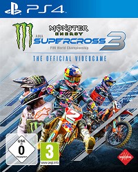 Monster Energy Supercross - The Official Videogame 3 - Cover beschädigt (PS4)