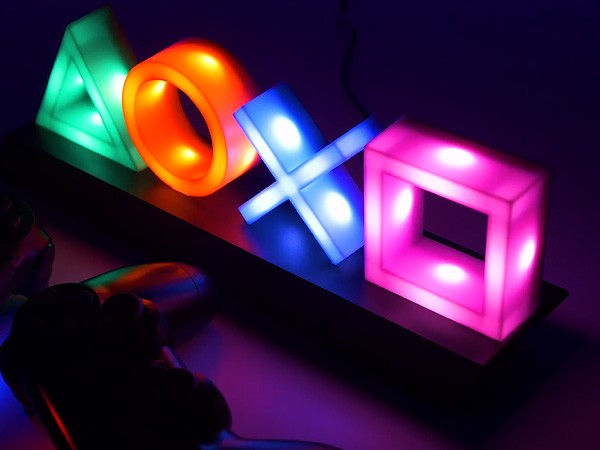 Offizielles Playstation Icons LED Licht Merchandise PEGI USK