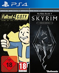 Skyrim Special Edition und Fallout 4 GOTY (Bethesda Special RPG Pack) (PS4)