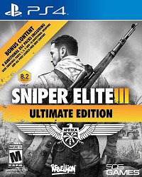 Sniper Elite 3 [Ultimate Bonus uncut Edition] inkl. 9 Bonus DLCs - Cover beschädigt (PS4)