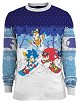 Sonic the Hedgehog Skiing Xmas Pullover