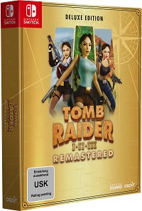 Tomb Raider 1-3 [Remastered Limited Steelbook Deluxe Edition] (Nintendo Switch)