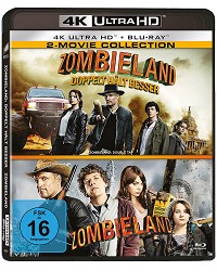 Zombieland 1 & 2 [Limited uncut Edition] (2 4K-UHDs + 2 Blurays) (4K Ultra HD)