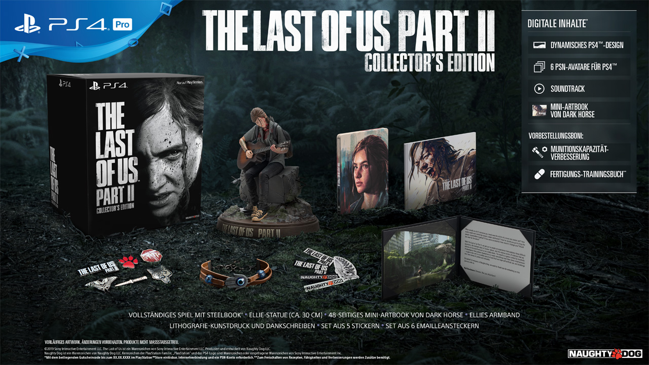 Ps4 Last Of Us Part 2 Collectors Uncut Edition Ch Import