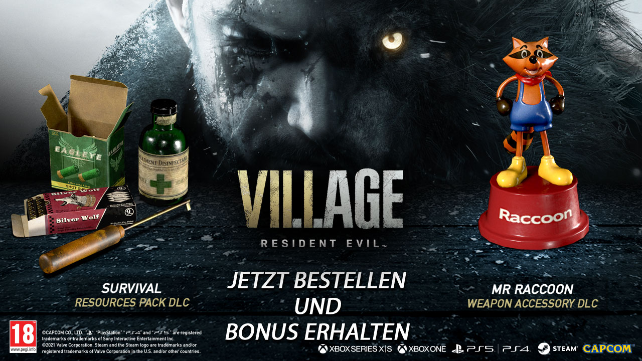 Ps5 Resident Evil 8 Village Survival Bonus Uncut Edition Pegi Bestellen